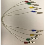 10 Pack Patient Bib Clips Chains Napkin Holder Assorted Dental Tattoo Medical 16"